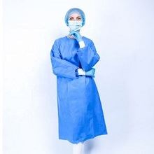 Machine making disposable surgical gowns