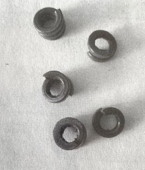 buffer spring is broken into five sections